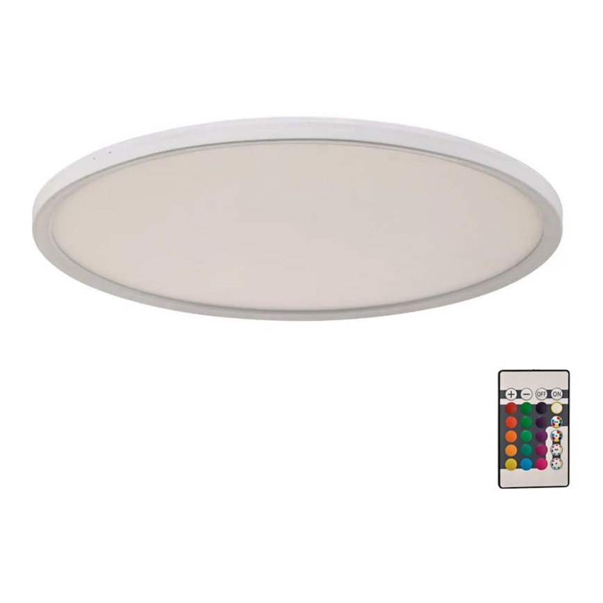 Briloner 7094-416 - Iluminação de teto LED RGBW com regulação SLIM LED/22W/230V + controlo remoto