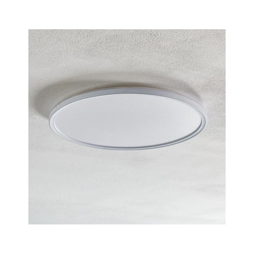 Briloner 7094-416 - Iluminação de teto LED RGBW com regulação SLIM LED/22W/230V + controlo remoto