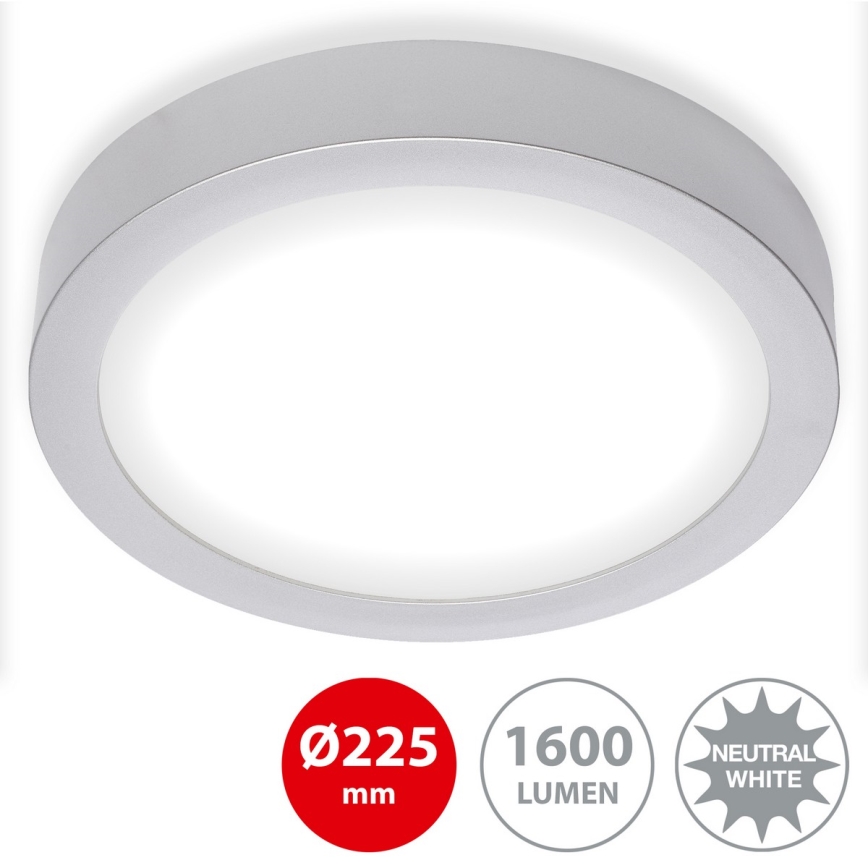 Briloner 7117-414 - Iluminação de teto LED FIRE LED/16,5W/230V 4000K