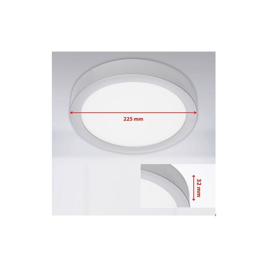Briloner 7117-414 - Iluminação de teto LED FIRE LED/16,5W/230V 4000K