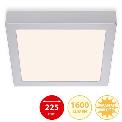 Briloner 7118-014 - Iluminação de teto LED FIRE LED/16,5W/230V 3000K