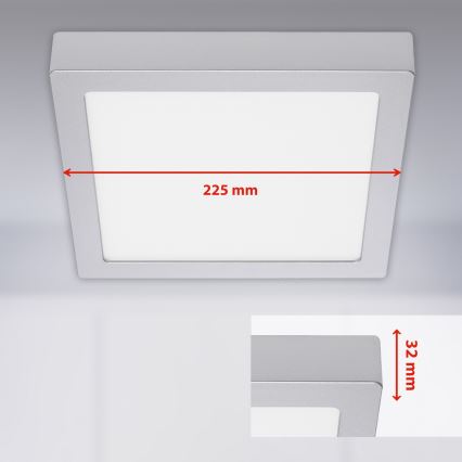 Briloner 7118-014 - Iluminação de teto LED FIRE LED/16,5W/230V 3000K