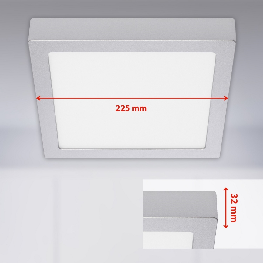 Briloner 7118-014 - Iluminação de teto LED FIRE LED/16,5W/230V 3000K