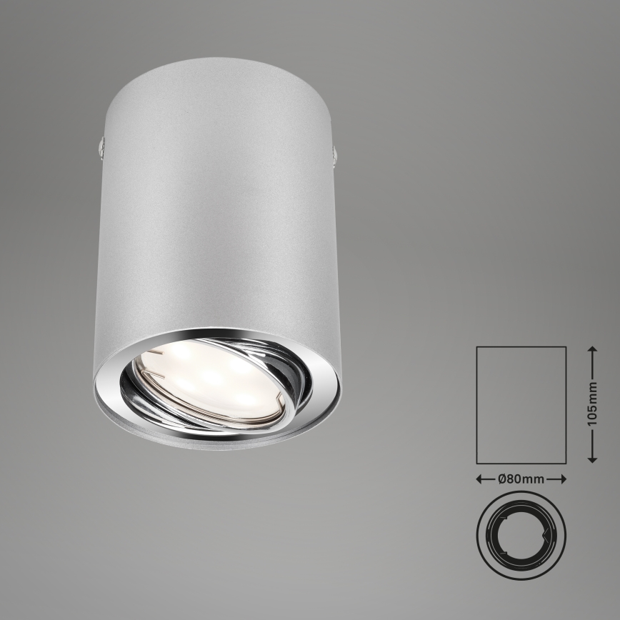 Briloner 7119-014 - Foco LED TUBE 1xGU10/5W/230V redondo