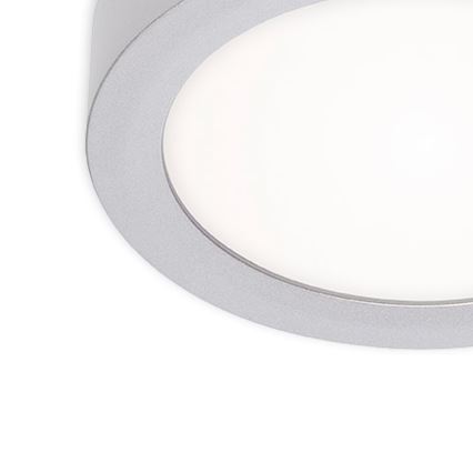 Briloner 7122-014 - Candeeiro de tecto LED FIRE LED/11W/230V 3000K Ø 17 cm prateado