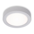Briloner 7122-014 - Candeeiro de tecto LED FIRE LED/11W/230V 3000K Ø 17 cm prateado