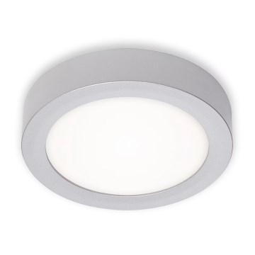 Briloner 7122-014 - Candeeiro de tecto LED FIRE LED/11W/230V 3000K Ø 17 cm prateado