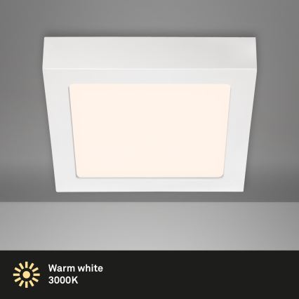 Briloner 7123-016 - Candeeiro de Tecto LED FIRE LED/12W/230V 3000K 17x17 cm branco