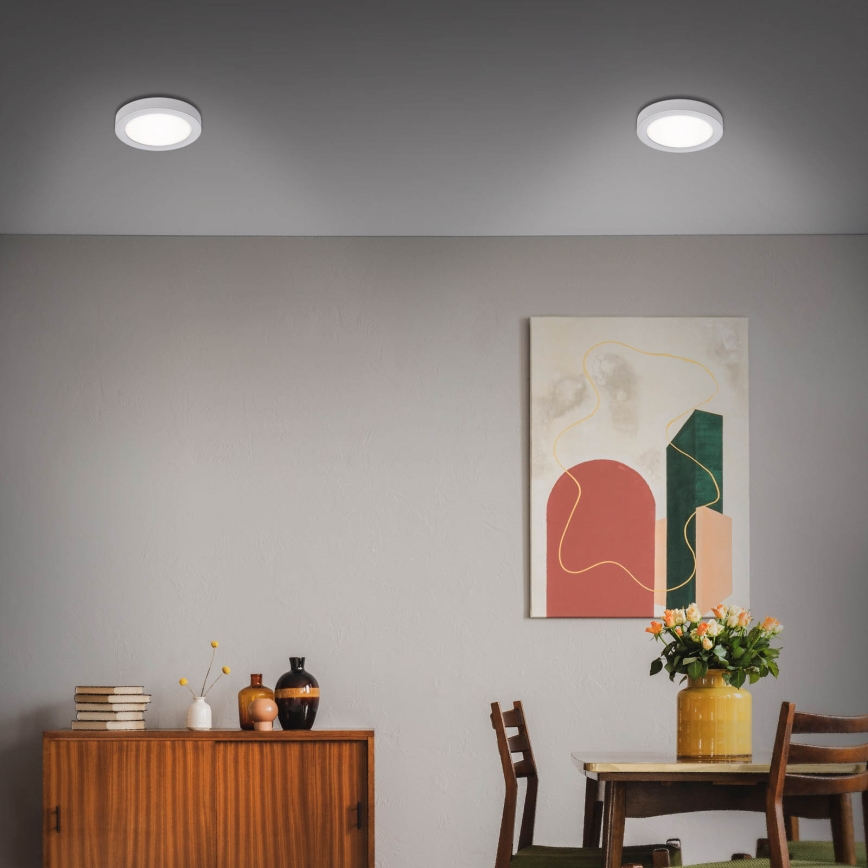 Briloner 7124-414 - Iluminação de teto LED com regulação FIRE LED/12W/230V 4000K