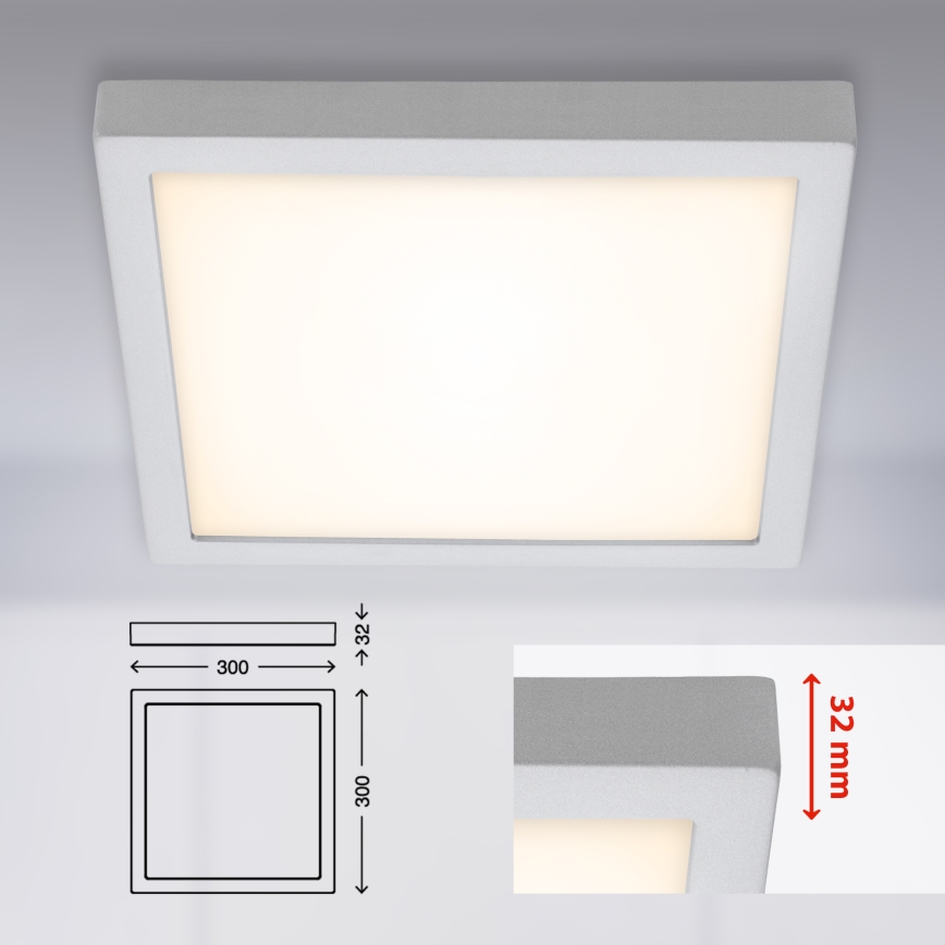 Briloner 7142-014 - Iluminação de teto LED FIRE LED/21W/230V 3000K