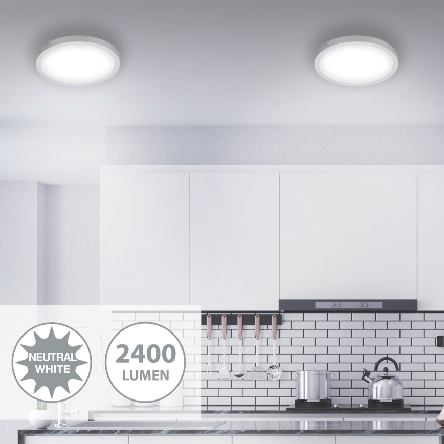 Briloner 7143-414 - Iluminação de teto LED FIRE LED/24,5W/230V 4000K