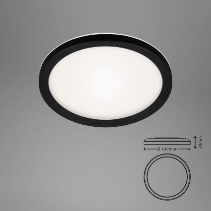 Briloner 7150-415 - Iluminação de teto LED SLIM LED/12W/230V diâmetro 19 cm