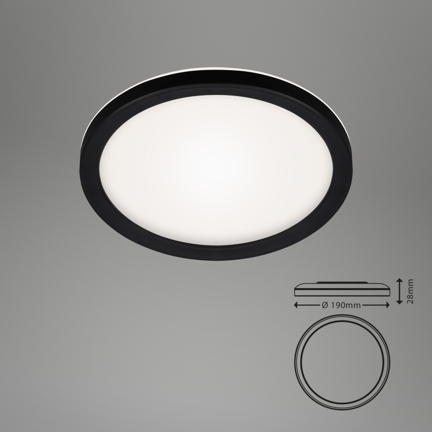 Briloner 7150-415 - Iluminação de teto LED SLIM LED/12W/230V diâmetro 19 cm