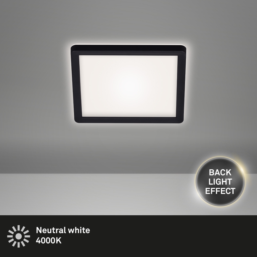 Briloner 7153-415 - Iluminação de teto LED SLIM LED/12W/230V 19x19 cm