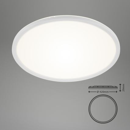 Briloner 7157-416 - Iluminação de teto LED SLIM LED/22W/230V diâmetro 42 cm