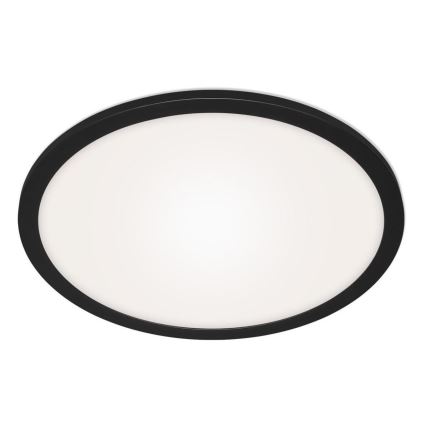 Briloner 7168-015 - Iluminação de teto LED com regulação PIATTO LED/22W/230V 3000-6500K diâmetro 40 cm preto + comando