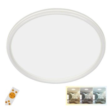 Briloner 7173-016 - LED Painel anexado com regulação DOUBLE CCT LED/30W/230V + LED/6,5W 3000K-6500K + controlo remoto