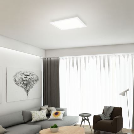 Briloner 7179-016 - Luminária de teto LED dimmerizável PIATTO LED/24W/230V 3000-6500K + controlo remoto