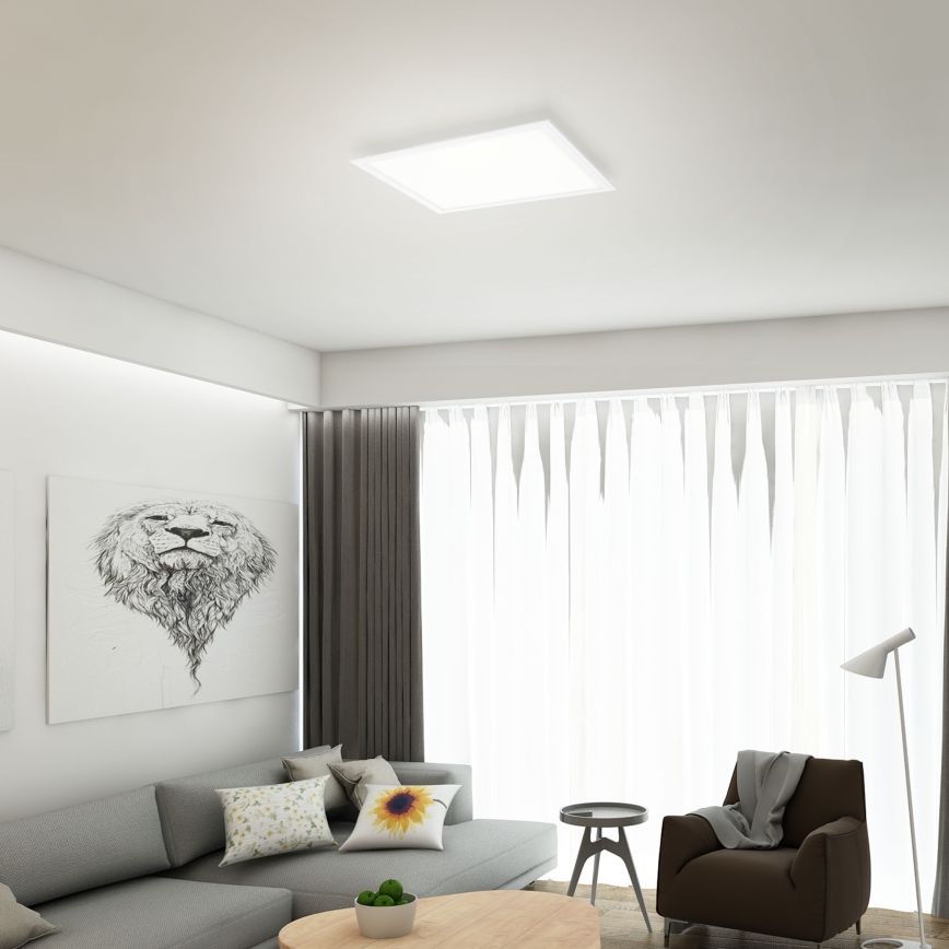 Briloner 7179-016 - Luminária de teto LED dimmerizável PIATTO LED/24W/230V 3000-6500K + controlo remoto
