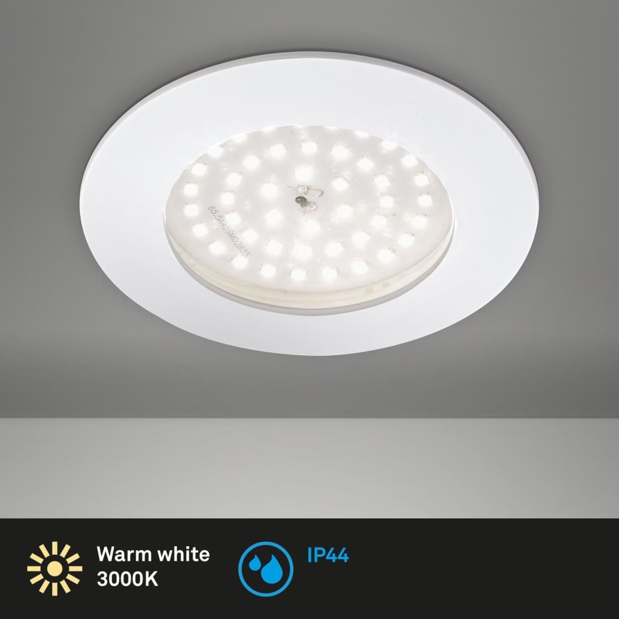 Briloner 7206-016 - Foco de encastrar LED para casa de banho  LED/10,5W/230V IP44