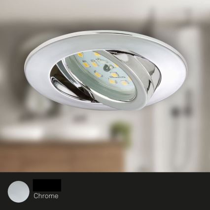 Briloner 7209-038 - CONJUNTO 3x Focos de encastrar LED para casa de banho  LED/5W/230V IP23