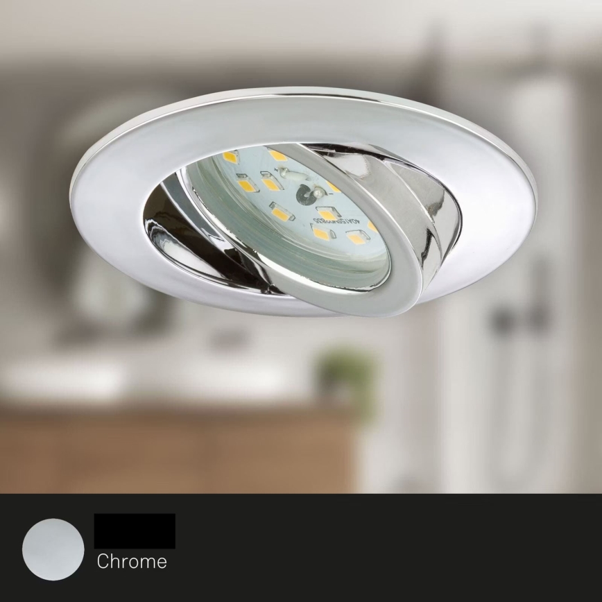 Briloner 7209-038 - CONJUNTO 3x Focos de encastrar LED para casa de banho  LED/5W/230V IP23