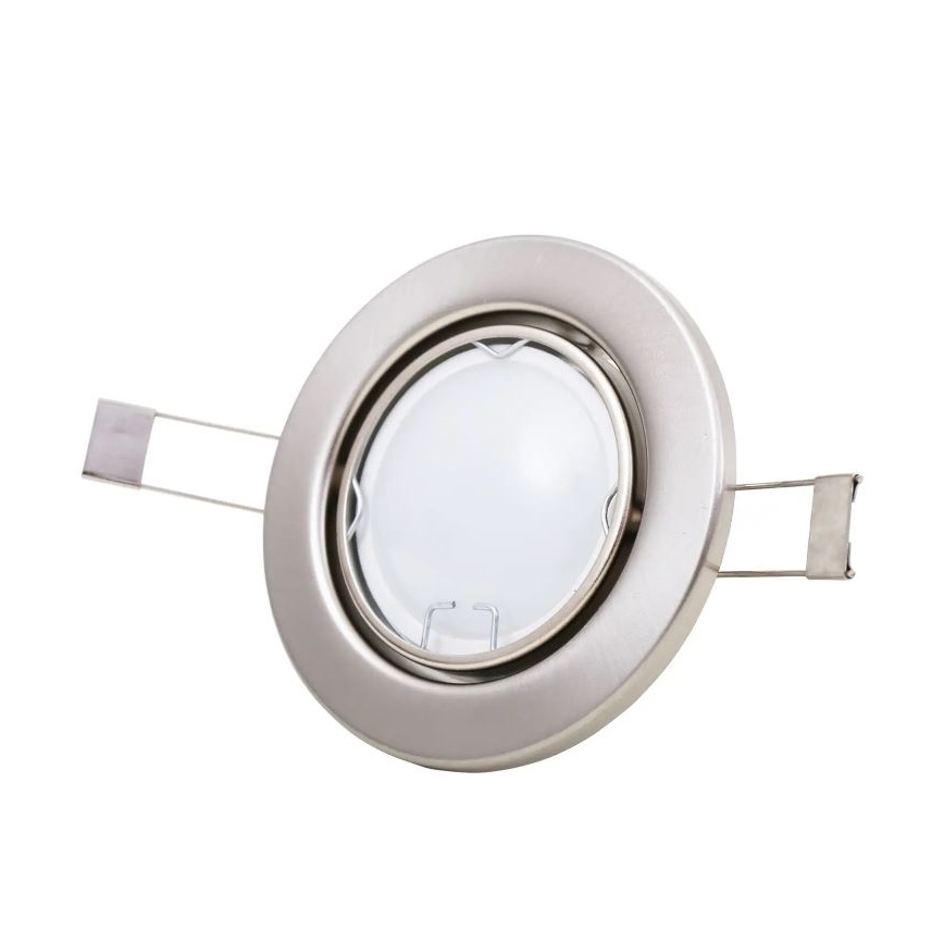 Briloner 7221-032 - CONJUNTO 3x Iluminação embutida de casa de banho LED 1xGU10/3W/230V IP23 cromado mate