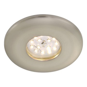 Briloner 7227-012 - Foco de encastrar LED para casa de banho  LED/5W/230V IP65 cromado mate
