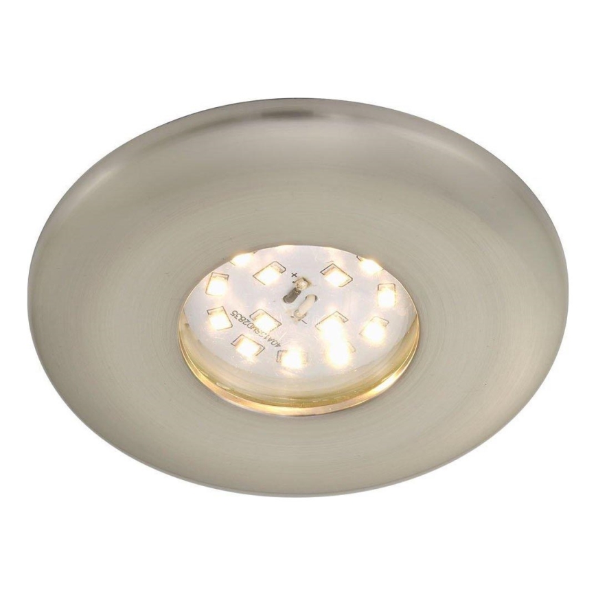 Briloner 7227-012 - Foco de encastrar LED para casa de banho  LED/5W/230V IP65 cromado mate