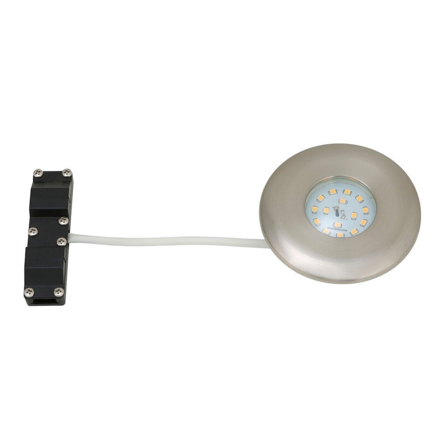 Briloner 7227-012 - Foco de encastrar LED para casa de banho  LED/5W/230V IP65 cromado mate