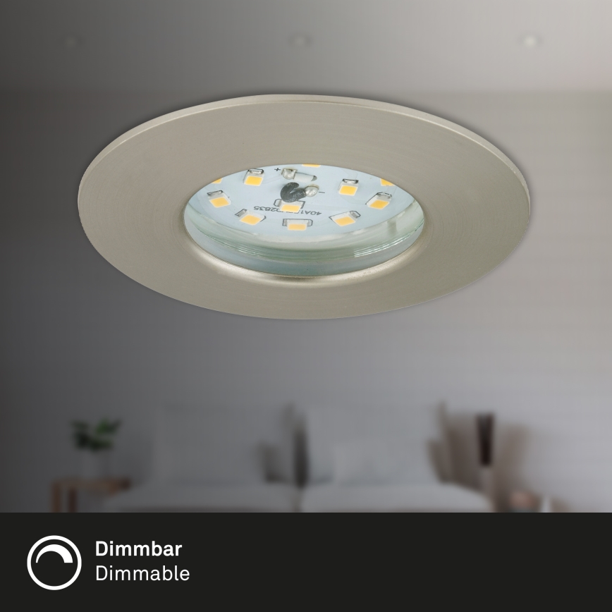 Briloner 7231-032 - CONJUNTO 3x LED Regulação casa de banho embutido ATTACH iluminação LED/5,5W/230V IP44