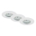Briloner 7231-036 - CONJUNTO 3x Focos de encastrar LED para casa de banho com regulação LED/5,5W/230V IP44