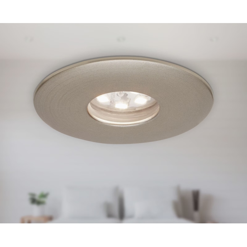 Briloner 7240-032 - CONJUNTO 3x Focos de encastrar LED para casa de banho  ATTACH LED/1,8W/230V IP44 cromado mate