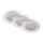 Briloner 7257-039 - CONJUNTO 3x Foco de encastrar de casa de banho LED ATTACH LED/4,5W/230V IP44