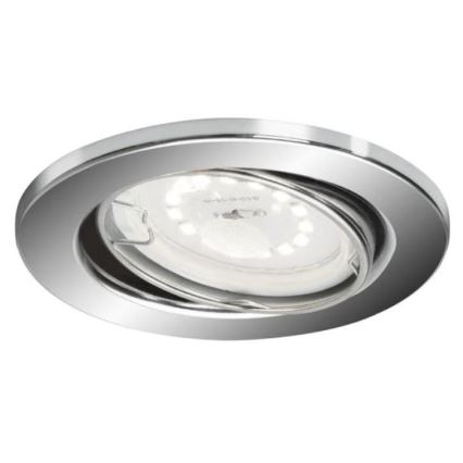 Briloner 7277-038 - CONJUNTO 3x Foco de encastrar de casa de banho LED com regulação 1xGU10/5W/230V IP23