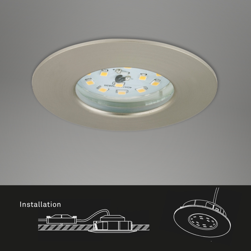 Briloner 7295-012- Iluminação de casa de banho LED com regulação ATTACH LED/6,5W/230V IP44