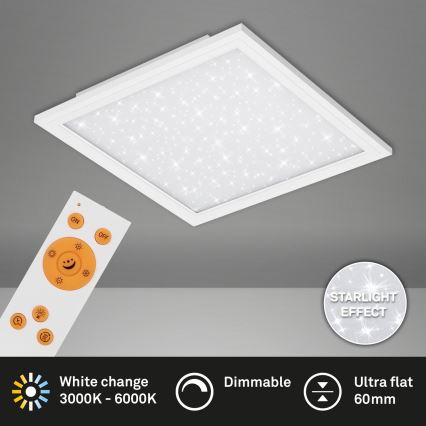 Briloner 7302-016 - Iluminação de teto LED com regulação STARRY SKY LED/23W/230V 3000-6000K + controlo remoto