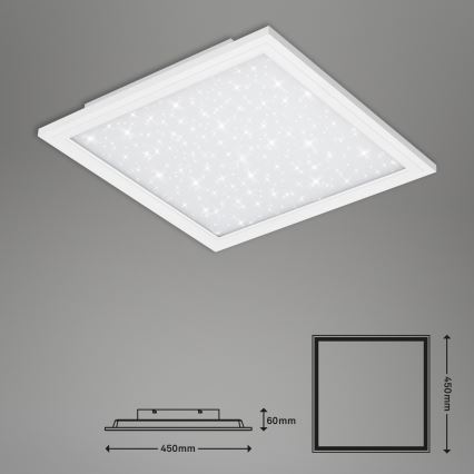 Briloner 7302-016 - Iluminação de teto LED com regulação STARRY SKY LED/23W/230V 3000-6000K + controlo remoto