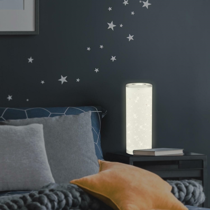 Briloner 7332-018 - Candeeiro de mesa LED STARRY SKY 1xGU10/5W/230V branco