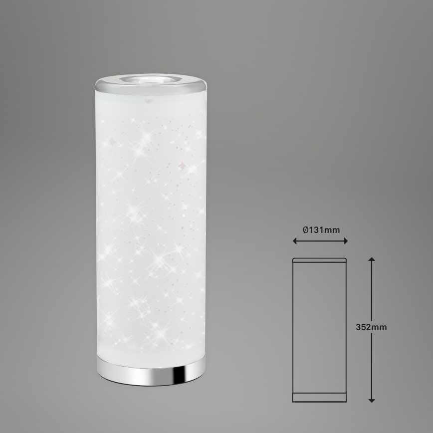 Briloner 7332-018 - Candeeiro de mesa LED STARRY SKY 1xGU10/5W/230V branco