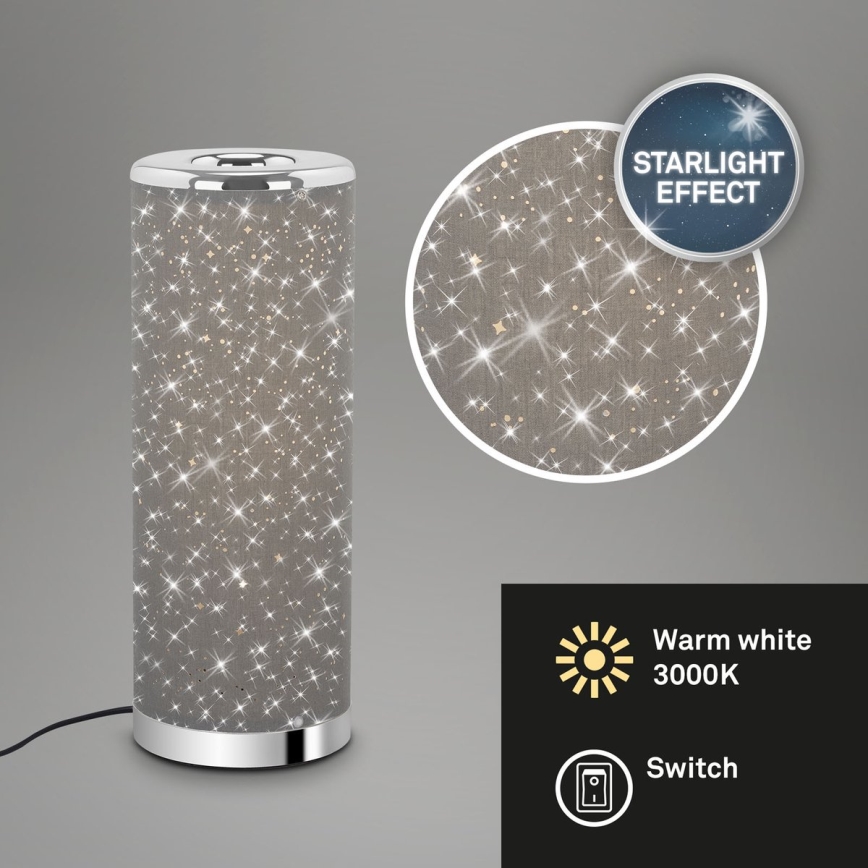 Briloner 7334-014 - Candeeiro de mesa LED STARRY SKY 1xGU10/5W/230V 3000K