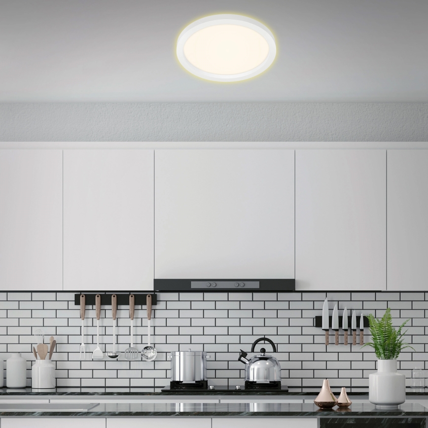 Briloner 7361-016 - Iluminação de teto LED CADRE LED/18W/230V d. 29,7 cm branca