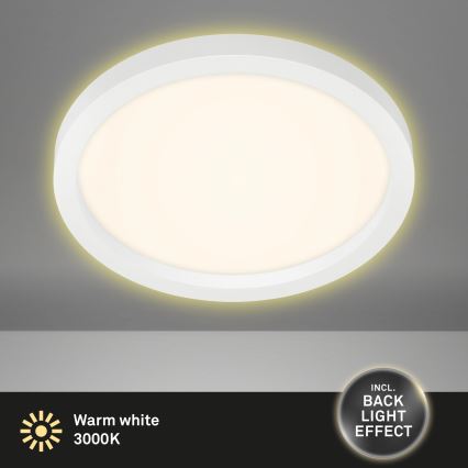 Briloner 7361-016 - Iluminação de teto LED CADRE LED/18W/230V d. 29,7 cm branca