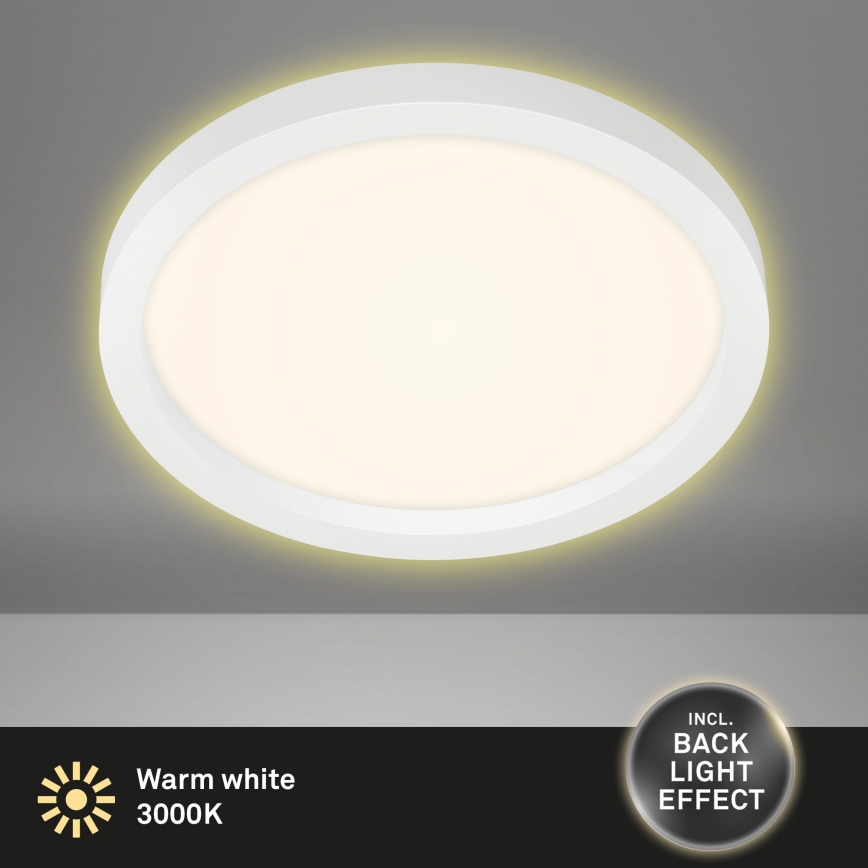 Briloner 7361-016 - Iluminação de teto LED CADRE LED/18W/230V d. 29,7 cm branca