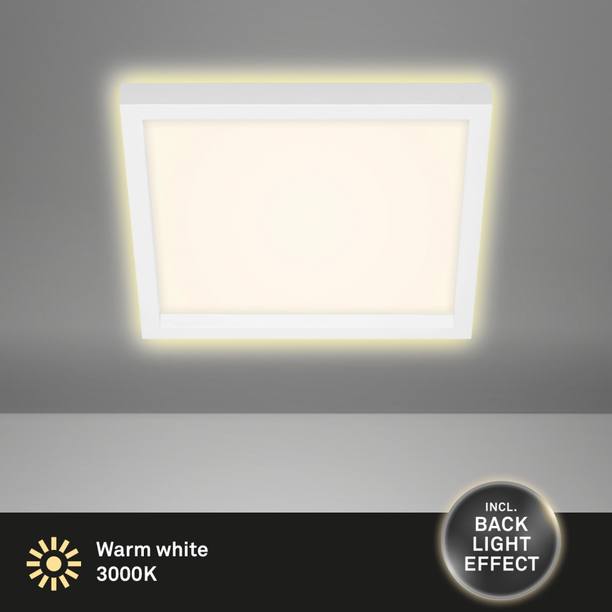 Briloner 7362-016 - Iluminação de teto LED CADRE LED/18W/230V 29,6x29,6 cm branca