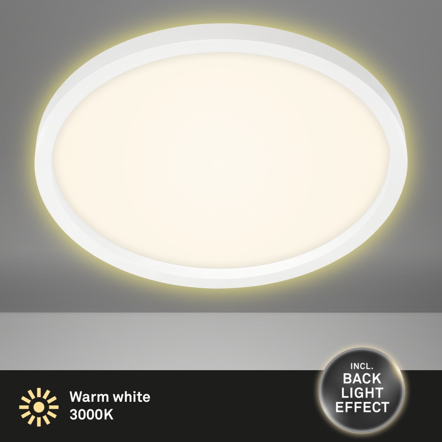 Briloner 7363-016 - Iluminação de teto LED CADRE LED/22W/230V d. 42,5 cm branca
