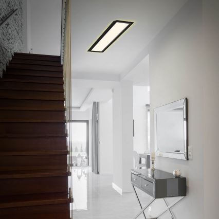 Briloner 7365-015 - Iluminação de teto LED CADRE LED/22W/230V 58,2x20,2 cm preta