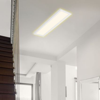 Briloner 7365-016 - Iluminação de teto LED CADRE LED/22W/230V 58,2x20,2 cm branca
