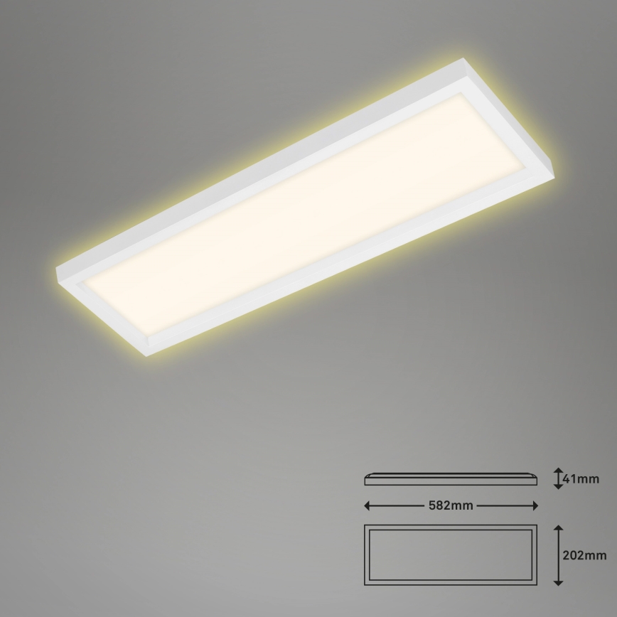 Briloner 7365-016 - Iluminação de teto LED CADRE LED/22W/230V 58,2x20,2 cm branca