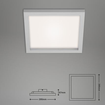 Briloner 7370-014 - Iluminação de teto LED com regulação LED/18W/230V 3000-6500K + controlo remoto